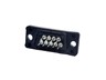 D-SUB 9W Male PCB Straight Stamped Pin Plastic Housing [DE9POL2PE]
