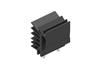 Extruded Heatsink for PCB Mounting for TO-220 • Rth= 9 K/W • Length : 25mm • Black Anodised surface [SK525-25ST]