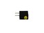 3mm Right Angled Housed LED Lamp, Yellow - IV= 15mcd, Yellow Diffused Lens [L-934CB/1YD]