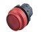 Push Button Actuator Illuminated Latching • Red Lens • Red 30mm High Bezel [P304LRR]