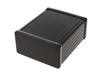 Alumminium Extruded Enclosure 120x103x53mm Black [1455N1201BK]