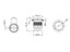 Vandal Resistant Push Button Switch 19mm Momentary Raised Button. 1n/o 2A-36VDC -IP65- Stainless Steel - Screw Terminal. (Anti Vandal) [AVP19RWM1S]