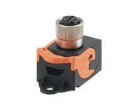 AS-Interface Flat-Cable Insulation-Displacement Connector with M12 Connection, <42 V DC, 4 A Max Current, IP67 Protection And −25 to +70 °C Operating Range. [E75005  IFM]