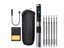FNIRSI HS‑02AF Soldering Iron Kit in a Bag – 60 W Iron with Temperature Control up to 480 °C, Ergonomic Grip, Integrated Holder, Cleaning Sponge and 6 Interchangeable Tips for Precise Electronics Soldering. [FNIRSI HS-02AF SOLDER IRON SET]
