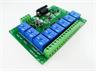 Relay Board 12V 8CH with RS232 Serial Control Mounted in DIN Rail housing [DGM RELAY BOARD 8CH RS232 CONTRO]