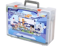 Smart‑Home Display Stem Kit With ESP32. Build & Showcase 8 Smart Home Projects On A Display Board; Supports WIFI/Bluetooth Control &APP DEV. Designed For Classroom / School Teaching; Display + Educational Use; Suited To Showing All Projects Together [ACEBOTT ESP32 SMT HOME KIT QE035]