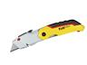 140mm Retractable Folding Utility Knife with Soft Grip Handle and instant blade change [STANLEY 0-10-825]