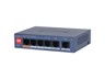 Dahua 6 Port Cloud Managed Desktop Switch with 4 Port PoE, 4xRJ45 10/100Mbps (PoE) & 2xRJ45 10/100/1000Mbps (Uplink Port), Supports VLAN & Loop Protection, PoE PWR:Port 2-4≤30W & Port 1≤60W total≤60W, External PSU:53VDC 1.22A, 115×84×27mm, 0.76kg [DHA CS4006-4ET2GT-60]
