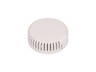 ABS Plastic Miniature Enclosure - Snap-Fit / Wall-Mount Round 60x20mm Vented IP30 - White [1551V12WH]