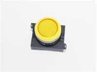 Push Button Actuator Illuminated Momentary • Yellow Flush Lens • Yellow 30mm Bezel [P301MYY]