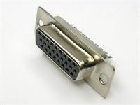 26 way Female D-Sub Connector with termination and High Density Stamped Pins [DA26SHD]