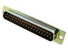 D Sub Mixed Signal Connector 41 Pole Male Machined Gold Plated Solder Contacts Plus 2 cavities for Power/Co Ax Contacts [DDM-43W2P]