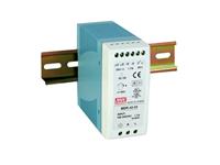 DIN Rail Plastic Case Slim Profile Switch Mode Power Supply Input: 85 ~ 264VAC/120 - 370VDC. Output 24VDC @ 1,7A - with DC OK Feature (DIN Rail Plastic 24V 1,7A) [MDR-40-24]