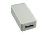 Enclosure ABS Miniature Plastic 50 x 25 x 15.5mm for USB Grey (RAL 7035) IP54 [1551USB2GY]