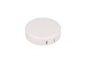 ABS Plastic Miniature Enclosure - Snap-Fit / Wall-Mount Round 80x20mm Unvented IP30 - White [1551SNAP13WH]