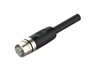 CORDSET M12 L-Code Female Straight 5-Pole Single Ended - 5M Black PUR (Polyurethane) Cable 5x 1,5mm² Wire IP67 - Low Cost With Surge Protection [XY-RKT 5L-949/5BK-ECN SRG]