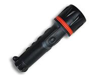 Rubber Led Torch 0.3W (3XD Batteries not Included) [QUALILITE TORCH 501000]