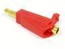 4mm Stackable Gold Plated Banana Plug • 19A 50V • Red [KAG4 RED]