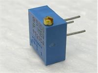 Multiturn Cermet Trimmer Potentiometer, Model : PV 36, Size 10mm Sq. • PCB-P • Side Adjust • ½W @ 70°C • 5kΩ • ±10% • 25 Turns [3296P-5K (POT3106P/PV36P-5K)]