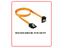SATA Data Cable - 7P 90 + 180 #TT, 45CM, with Metal Locking Latch on Connectors for Sturdy & Firm Connection [SATA DATA CABLE ML 7P 90+180 #TT]