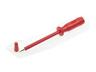 Test Probe - Sharp Stainless Steel Tip with Protective cap - 4mm Con. CATIII 10A/1KVAC- Red [XY-PRUF2600E-RED]