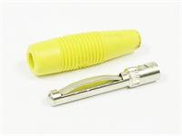 4mm Banana Plug Screw type in Yellow [VON20 YELLOW]