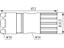 Circular Connector M23 RJ45 Connector/Cordset Housing Striaght. Female Threaded. Cable Clamp OD 3-7mm [7R10400000]