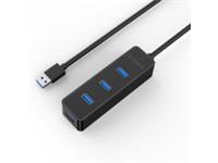 4 Port USB3.0 HUB Black [ORICO W5PH4-U3-V1-BK-BP]