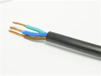 Cabtyre Cable 3 core • 2.5mm2 • Black Colour • OD : 10.3mm • 20A 300~500V [CAB03-2,5BK]