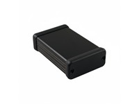 Aluminium Anodized 80x54x23mm Black Plastic End Panels Black [1455C802BK]