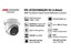 Hikvision AcuSense Fixed Turret Network Camera Powered-by-DarkFighter 4MP 2.8mm Lens, 30m IR, 1/3" Progressive Scan CMOS, CBR/VBR, 1xRJ45 10M/100M, Built-in Microphone, H.265+, 32 Kbps~8Mbps, 12VDC±25%, 0.6AMax, PoE:IEEE 802.3af Class 3Max, IP67 [HKV DS-2CD2346G2H-IU (2.8MM)]