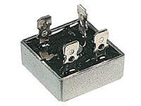 Silicon Bridge Rectifier Diode • Square MB25 • Fast on Tab 4 Pin • VF @ IF= 1.2V@12.5A • VRRM= 800V • IFM= 25A [FB2508]