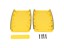 ABS Enclosure 147x89x24mm Soft Side Yellow [1553DYLBK]