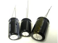 Mini Low Impedence Electrolytic Capacitor • Lead Space: 5mm • Radial • Case Size: φD 10mm, Height 20mm • 1000µF • ±20% • 25V [1000UF 25VR EXR]