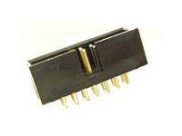 2.54mm Pin Box Header PCB Connector • 50 way in Double Rows • Straight Pins • Gold Plated [716500]
