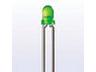 3mm Round Low Current LED Lamp • Green - IV= 2mcd • Green Diffused Lens [L-934LGD]