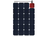 72W 12V 6A Flexible Photovoltaic Solar Panel with Built-in MPPT Charge Controller and 23 Monocrystalline Silicon Cells [SOLAR SOLBIAN FLEX SP72 AIO]