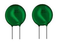 ø15mm Radial Power NTC Thermistor for Limiting Inrush Current with R25°C= 5Ω, I25°C= 6A, ±20% Tolerance [SCK15056MSY]