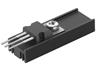 Extruded Heatsink for PCB Mounting for SOT 32 • Rth= 11 K/W • Length : 25mm • Black Anodised surface [SK95-25-2XM3]