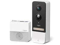 Tp-link Tapo Video Doorbell Camera With H200 Hub 2k 5mp , 2.1mm Lens , 850nm IR LED Up To 33ft , 1/2.7“Cmos , 3dnr/Wdr , Built-in-mic & Spkr , Micro Sd Card Slot Max:512gb , WiFi 2.4ghz , Built-in Rechargeable Batt , TCP/IP/ICMP , H2.64 , Ip64 [TP-LINK TAPO D230S1]