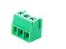 3.5mm Screw Clamp Terminal Block • 2 way • 9A – 130V • Right Angled Pins • Green [CPP3,5-2SQE]