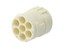 Circular Connector M23 Signal Female Crimp Insert and 6 Pole, for 2mm Contacts - 20A @ 630VAC Max. [7003906102]