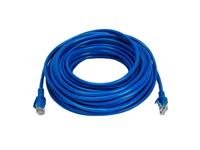 Network Patch Ethernet Cable UTP CAT6 50m, RJ45 to RJ45. Conductor 26AWG 8P8C UTP, Environmental Blue PVC Jacket, OD 6mm, Polybag Packaging [NETWORK LEAD UTP CAT6 50M PST]