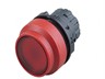 Push Button Actuator Illuminated Latching • Red Lens • Red 30mm High Bezel [P304LRR]