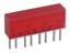 Rectangular LED Light Bar • Hi Eff Red • Red Diffused Lens • IV= 20mcd • 5 x 22mm [L-865/4IDT]