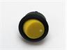 Rocker Switch Round SPST Yellow 250V 6A On Off 20mm [MR2110-R6BY]