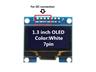 128X64 OLED LCD Display 1.3" SPI Blue [BMT SPI 1.3IN OLED 128X64-BLU 7P]