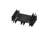 Extruded Heatsink for PCB Mounting for 2 x TO-220 • Rth= 7.9 K/W • Length : 25mm • Black Anodised surface [SK459-25STS2XTO220]