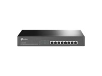 TP-LINK 8 Port Gigabit Desktop/Rackmount Switch with 8 Port PoE+ 10/100/1000 Mbps, Auto:MDI/MDIX, Switch Capacity:16Gbps, Max Power:8.77W 220V 50Hz - NO PD Connected, 294×180×44mm [TP-LINK SG1008MP]