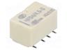 Signal Subminiature Seal Surface Mount.(SMD) Relay Form 2C (2c/o) 4,5VDC 145 Ohm Coil 2A 30VDC 0,5A 125VAC (250VAC Max.) - Gold Flash Contacts [HFD4-4.5-SR]